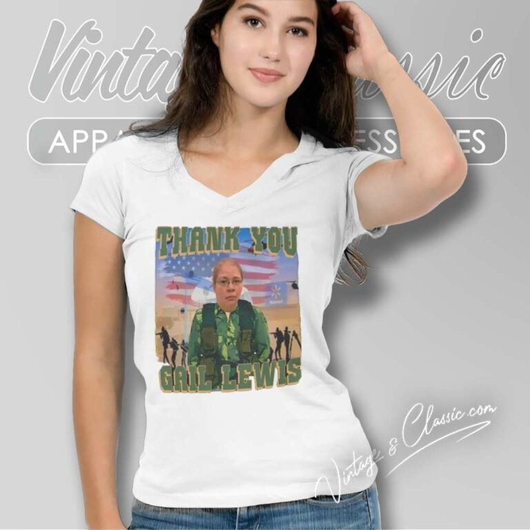 Gail Lewis Shirt Thank You Gail Lewis The Few The Proud Walmart V Neck TShirt Gail Lewis Shirt Thank You Gail Lewis The Few The Proud Walmart V Neck TShirt