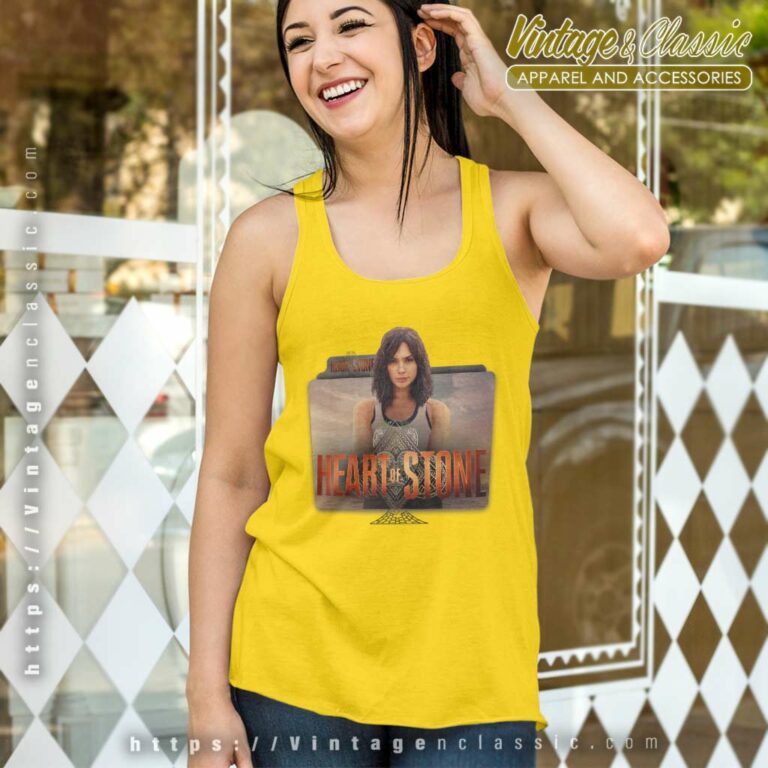 Gal Gadot Heart Of Stone Tank Top Racerback Gal Gadot Heart Of Stone Tank Top Racerback