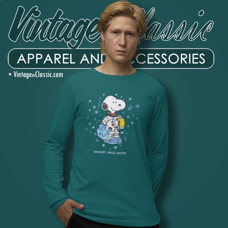 Galaxy Snoopy Kennedy Space Center Long Sleeve Tee Galaxy Snoopy Kennedy Space Center Long Sleeve Tee