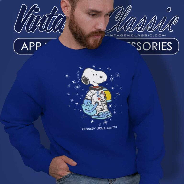 Galaxy Snoopy Kennedy Space Center Sweatshirt Galaxy Snoopy Kennedy Space Center Sweatshirt