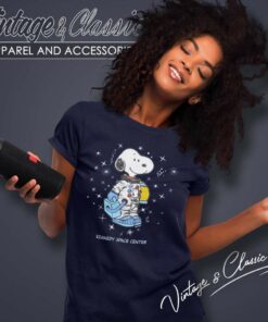Galaxy Snoopy Kennedy Space Center Women TShirt
