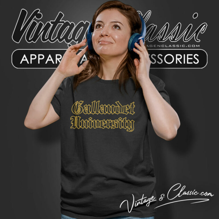 Gallaudet University Women T Shirt Gallaudet University Women T Shirt