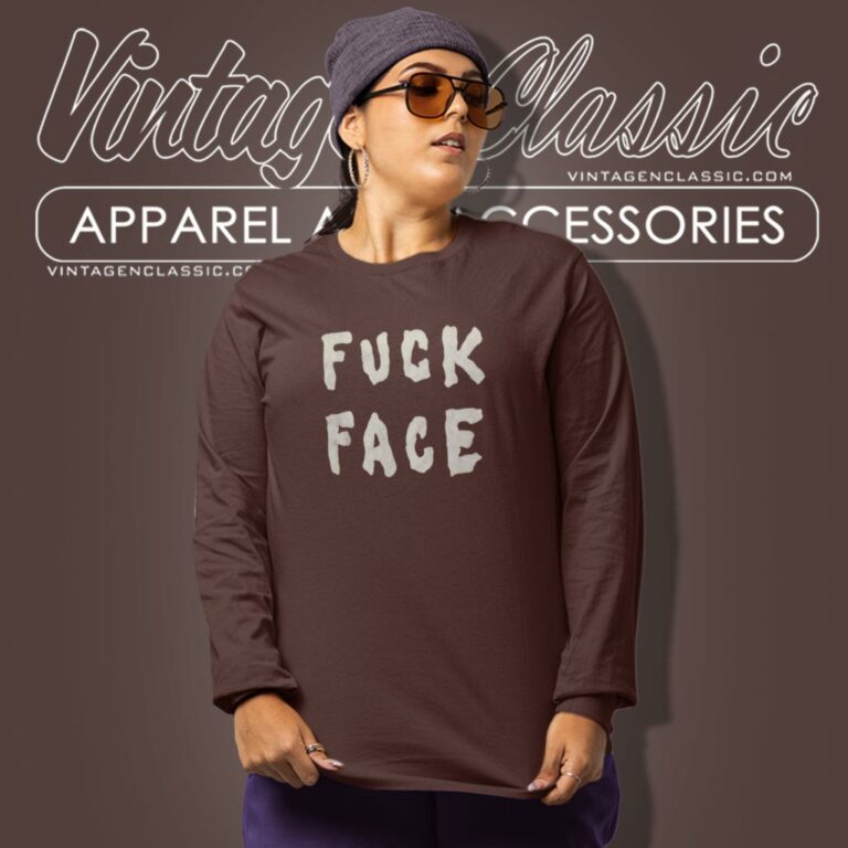 Gallery Dept Fuck Face Long Sleeve Tee Gallery Dept Fuck Face Long Sleeve Tee