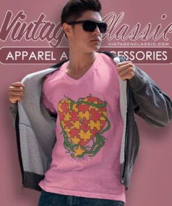 Gallery Dept Puzzle Heart V Neck TShirt