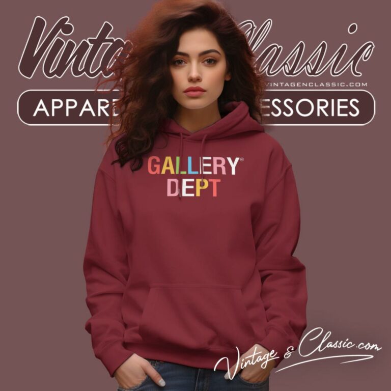 Gallery Dept Rainbow Logo Hoodie Gallery Dept Rainbow Logo Hoodie