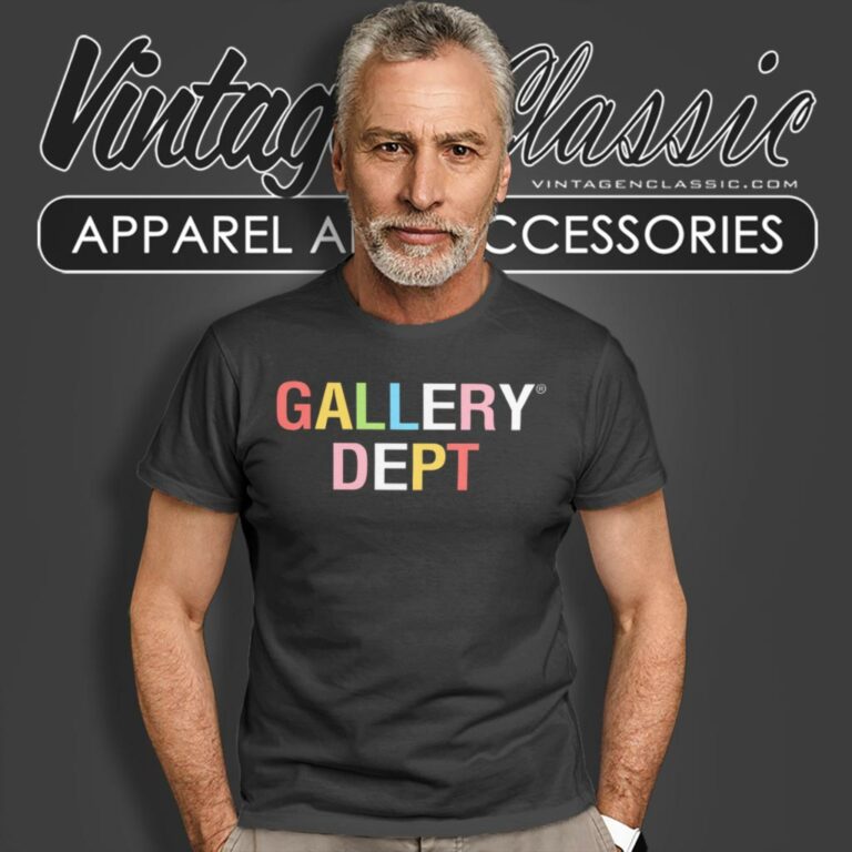 Gallery Dept Rainbow Logo T Shirt Gallery Dept Rainbow Logo T Shirt