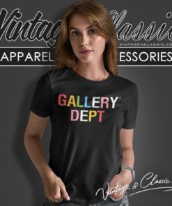 Gallery Dept Rainbow Logo Women T Shirt