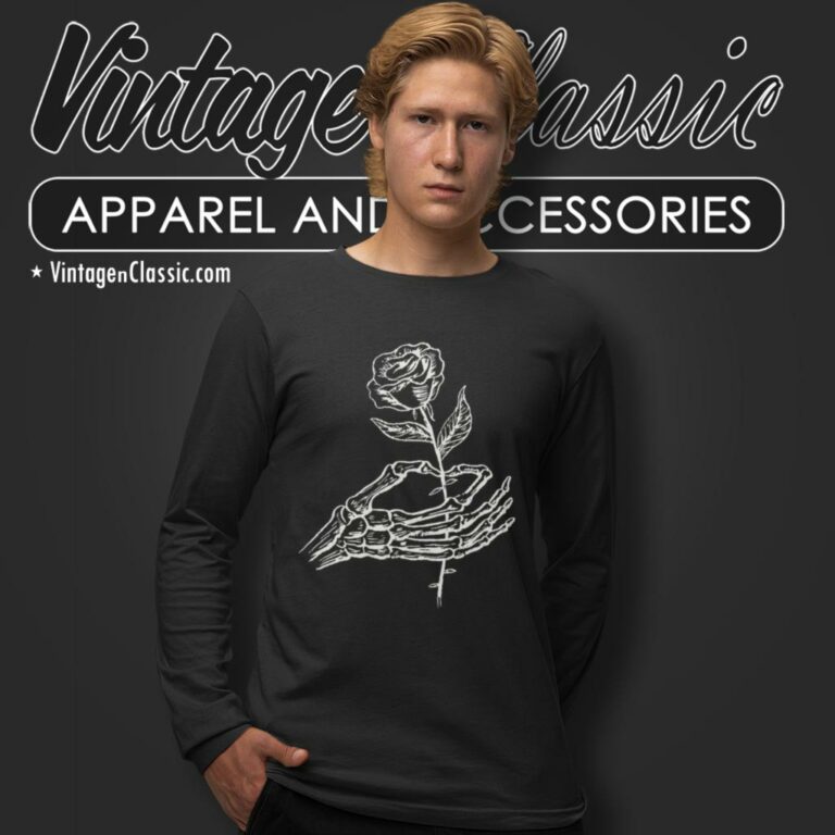 Gallery Dept Shirt Art That Kills Welted Rose Long Sleeve Tee Gallery Dept Shirt Art That Kills Welted Rose Long Sleeve Tee