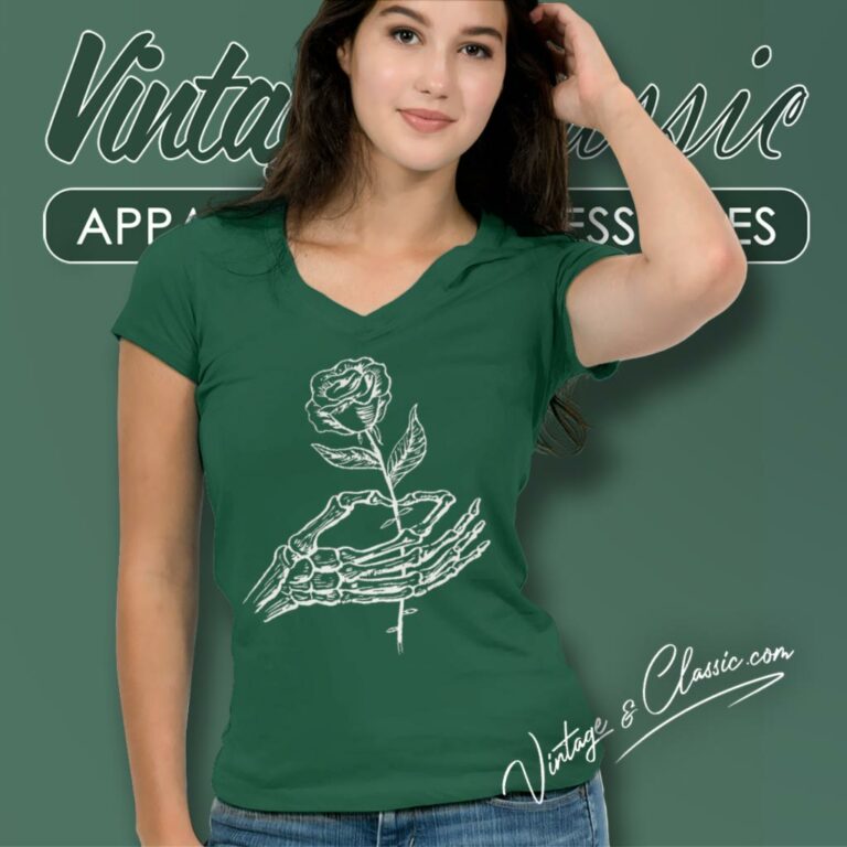 Gallery Dept Shirt Art That Kills Welted Rose V Neck TShirt Gallery Dept Shirt Art That Kills Welted Rose V Neck TShirt