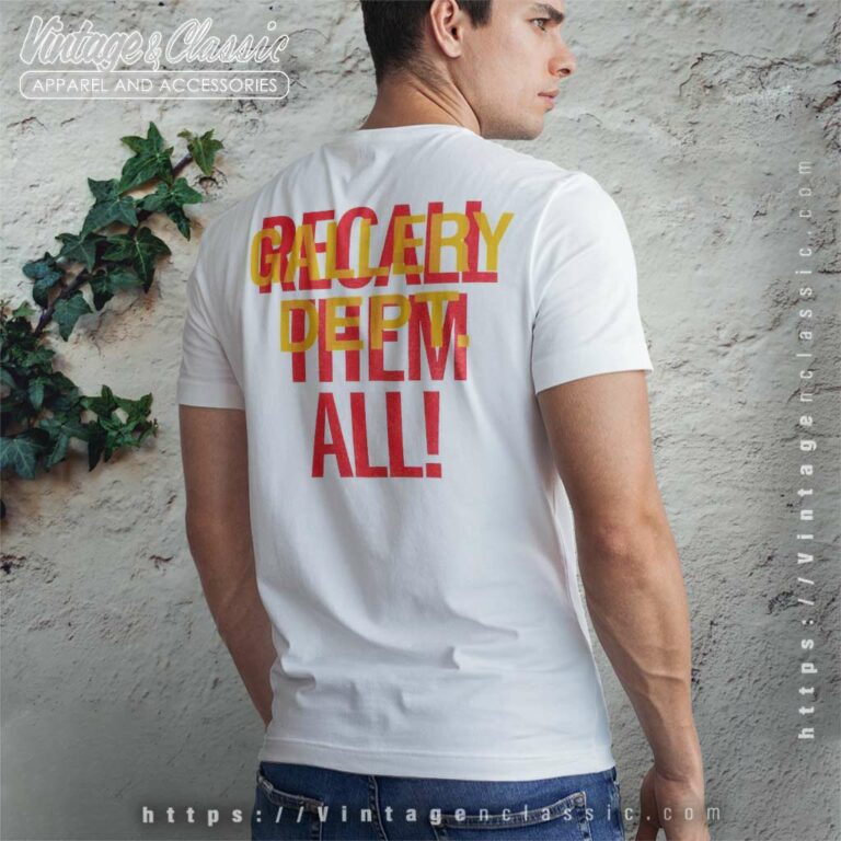 Gallery Dept Shirt Big G Ball TShirt Backside Gallery Dept Shirt Big G Ball TShirt Backside