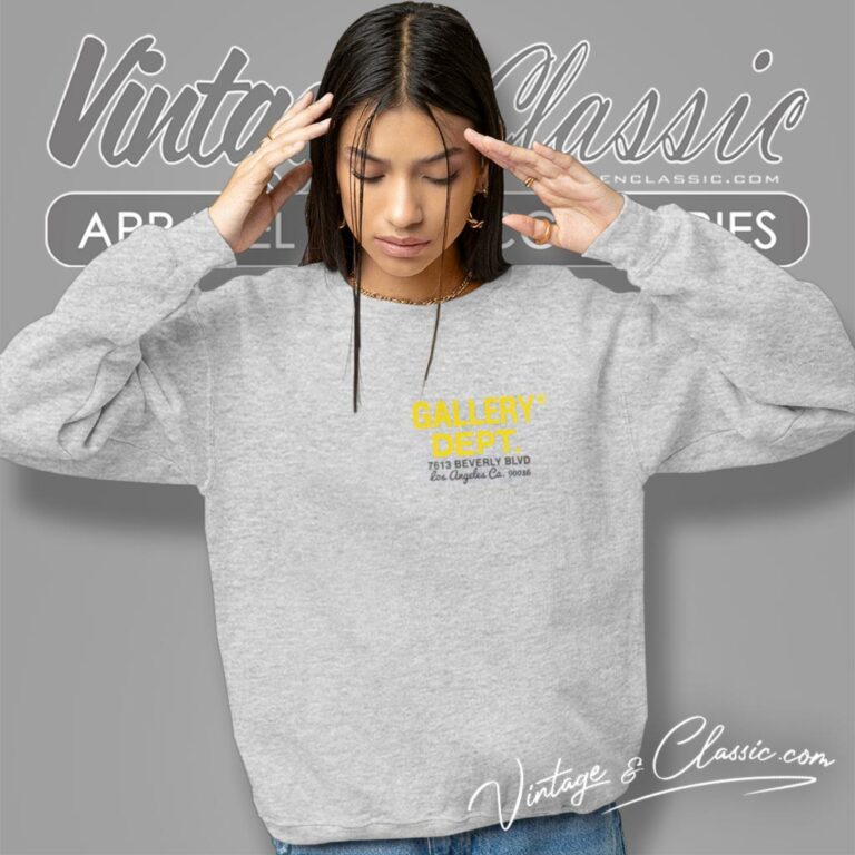 Gallery Dept Shirt Drive Thru Boxy Sweatshirt Gallery Dept Shirt Drive Thru Boxy Sweatshirt