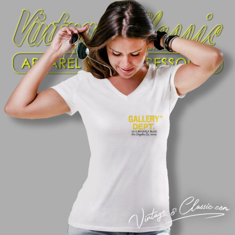 Gallery Dept Shirt Drive Thru Boxy V Neck TShirt Gallery Dept Shirt Drive Thru Boxy V Neck TShirt