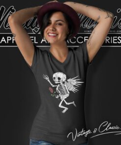 Gallery Dept Skull Angel V Neck TShirt