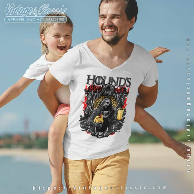 Game Of Thrones Hound Red Ale V Neck TShirt Game Of Thrones Hound Red Ale V Neck TShirt