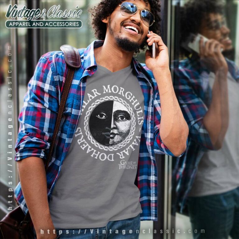 Game Of Thrones Shirt Valar Morghulis Dohaeris V Neck TShirt Game Of Thrones Shirt Valar Morghulis Dohaeris V Neck TShirt