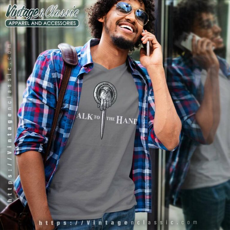 Game Of Thrones Talk To The Hand V Neck TShirt Game Of Thrones Talk To The Hand V Neck TShirt