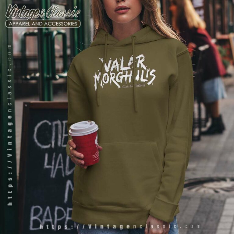 Game Of Thrones Valar Morghulis Logo Hoodie Game Of Thrones Valar Morghulis Logo Hoodie