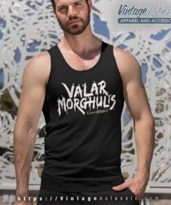Game Of Thrones Valar Morghulis Logo Tank Top Racerback