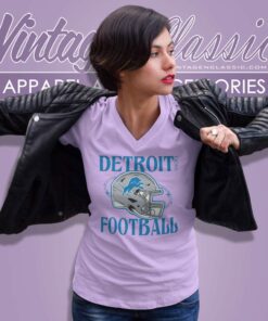 Gameday Detroit Lions Football Helmet Shirt For Super Bowl 4 Gameday Detroit Lions Football Helmet Shirt For Super Bowl V Neck TShirt