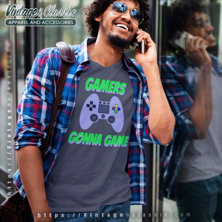 Gamers Gonna Game Shirt Video Game Controller V Neck TShirt Gamers Gonna Game Shirt Video Game Controller V Neck TShirt