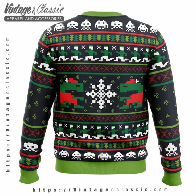 Games Of Past Atari Christmas Ugly Sweater back Ugly Sweater Games Of Past Atari Christmas Ugly Sweater back Ugly Sweater