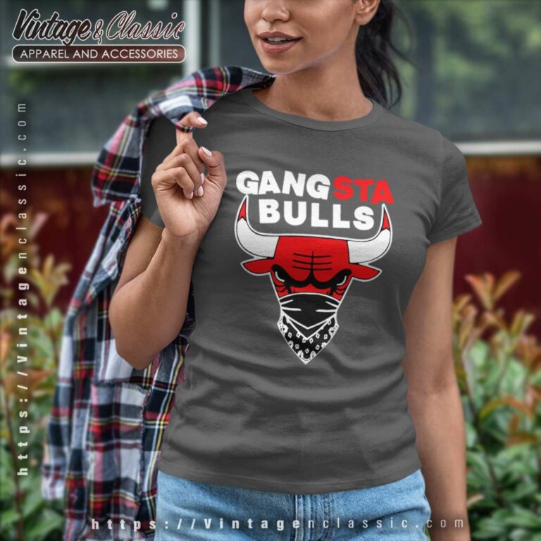 Gangsta Chicago Bulls 2023 Women TShirt Gangsta Chicago Bulls 2023 Women TShirt