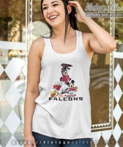 Gangster Mickey Mouse Atlanta Falcons Tank Top Racerback