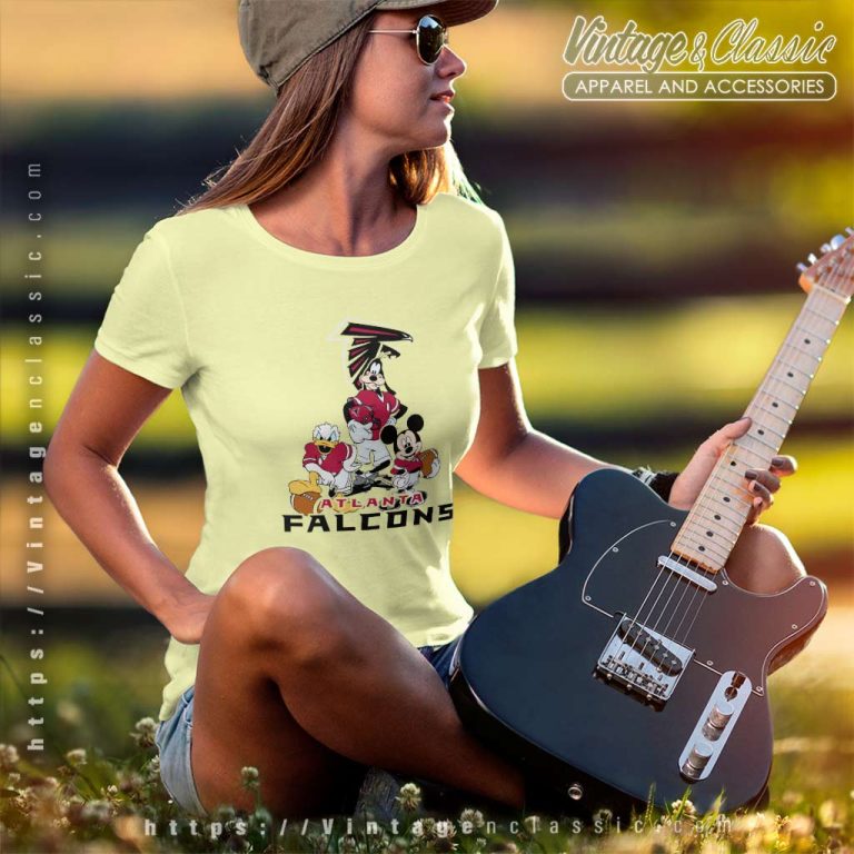 Gangster Mickey Mouse Atlanta Falcons Women TShirt Gangster Mickey Mouse Atlanta Falcons Women TShirt