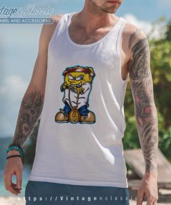 Gangster Spongebob Tank Top Racerback