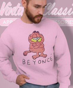 Garfield Beyonce Cartoon Parody Sweatshirt