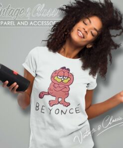 Garfield Beyonce Cartoon Parody Women T Shirt