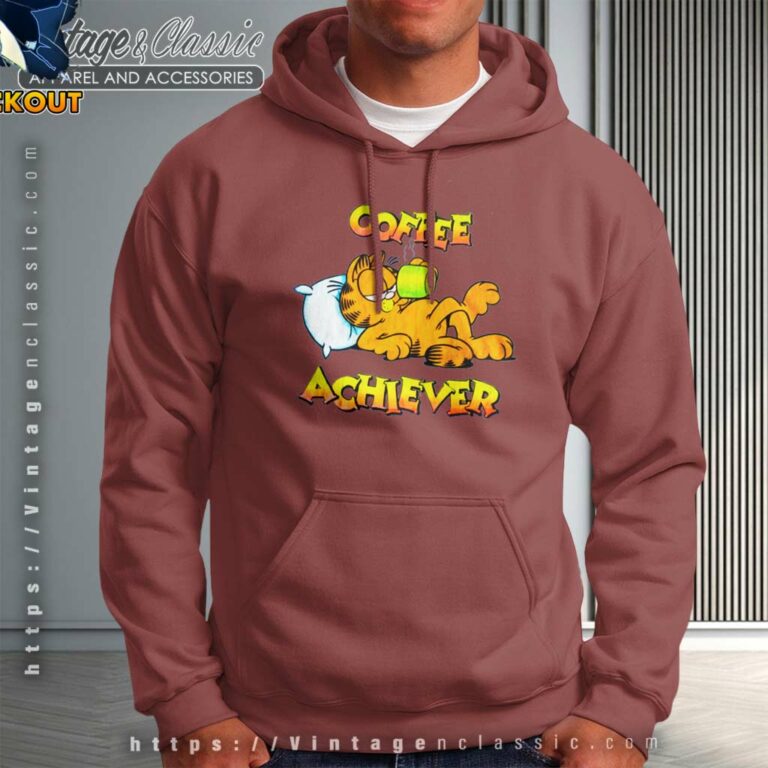 Garfield Coffee Achiever Hoodie Garfield Coffee Achiever Hoodie