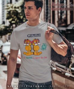 Garfield Gemini Twice The Fun T Shirt