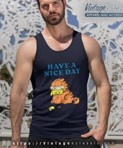 Garfield Have A Nice Day Tank Top Racerback