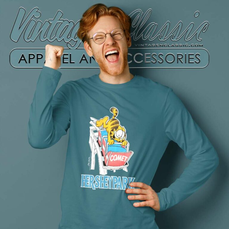 Garfield Hersheypark Long Sleeve Tee Garfield Hersheypark Long Sleeve Tee