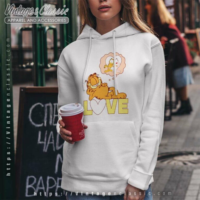 Garfield In Love Hoodie Garfield In Love Hoodie