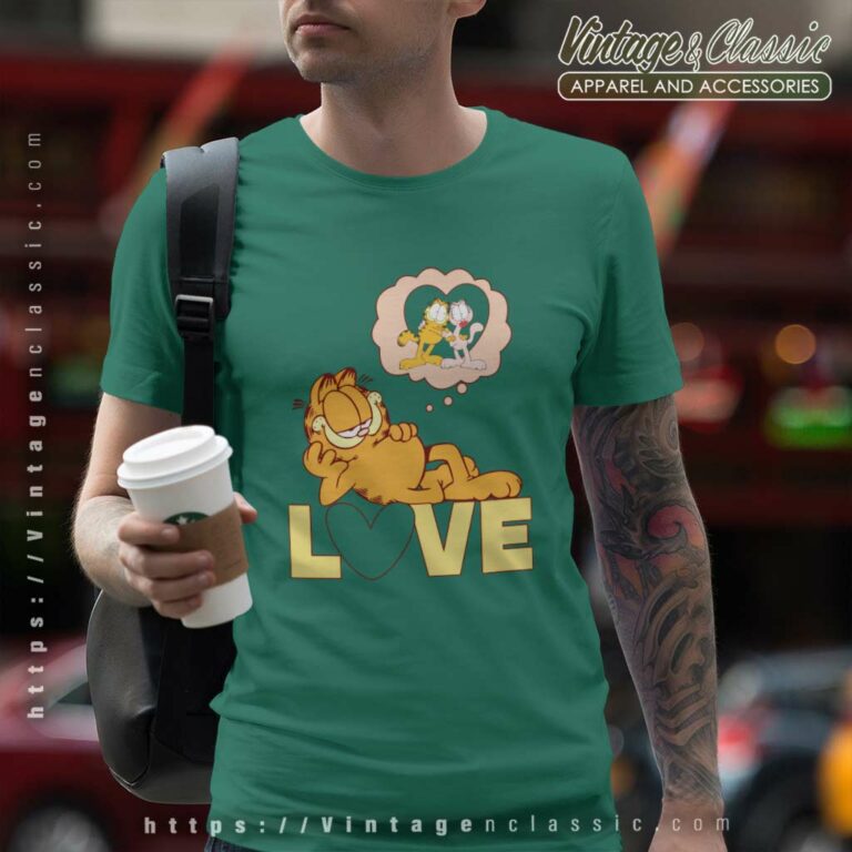 Garfield In Love T Shirt Garfield In Love T Shirt