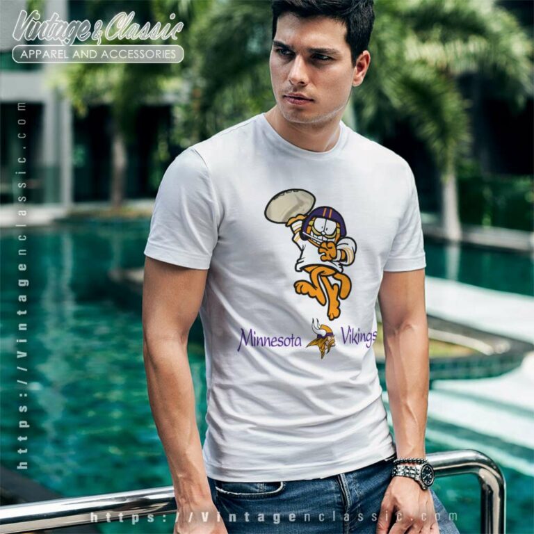 Garfield Minnesota Vikings T Shirt Garfield Minnesota Vikings T Shirt