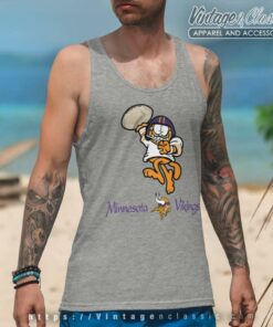 Garfield Minnesota Vikings Tank Top Racerback