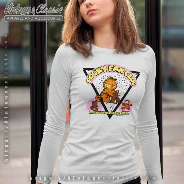 Garfield Pooky Fan Club Long Sleeve Tee Garfield Pooky Fan Club Long Sleeve Tee