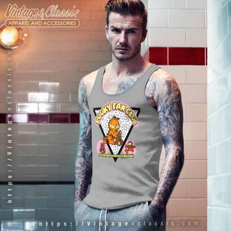 Garfield Pooky Fan Club Tank Top Racerback Garfield Pooky Fan Club Tank Top Racerback