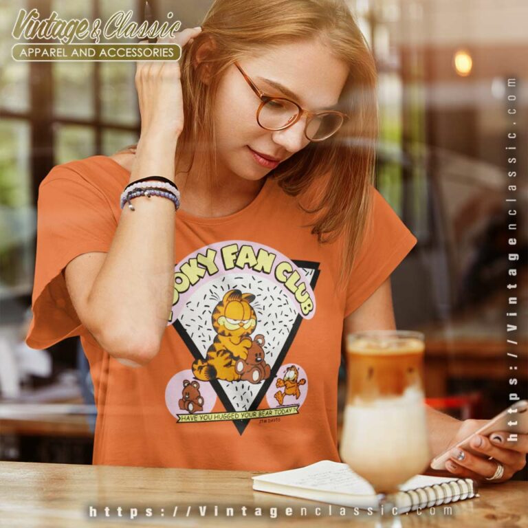 Garfield Pooky Fan Club Women TShirt Garfield Pooky Fan Club Women TShirt