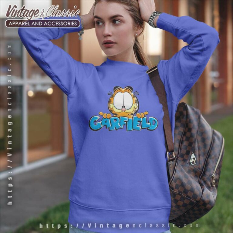 Garfield Scetched Face Shirt Sweatshirt Garfield Scetched Face Shirt Sweatshirt