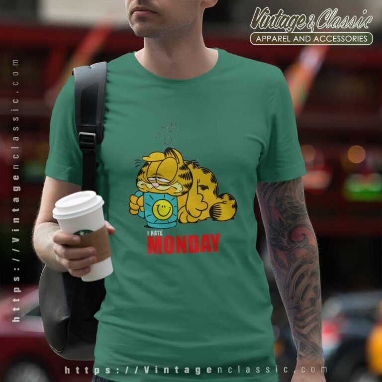 Garfield Shirt I Hate Mondays T Shirt Garfield Shirt I Hate Mondays T Shirt