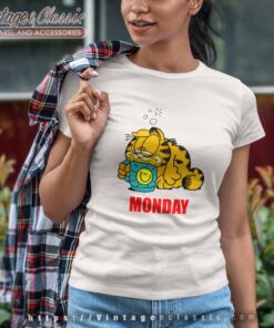 Garfield Shirt I Hate Mondays Women TShirt