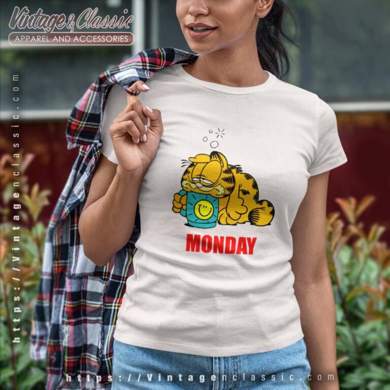 Garfield Shirt I Hate Mondays Women TShirt Garfield Shirt I Hate Mondays Women TShirt