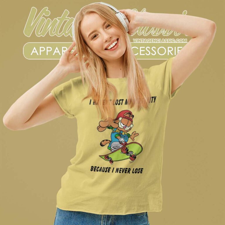 Garfield Shirt I Haven't Lost My Virginity Women TShirt Garfield Shirt I Haven't Lost My Virginity Women TShirt