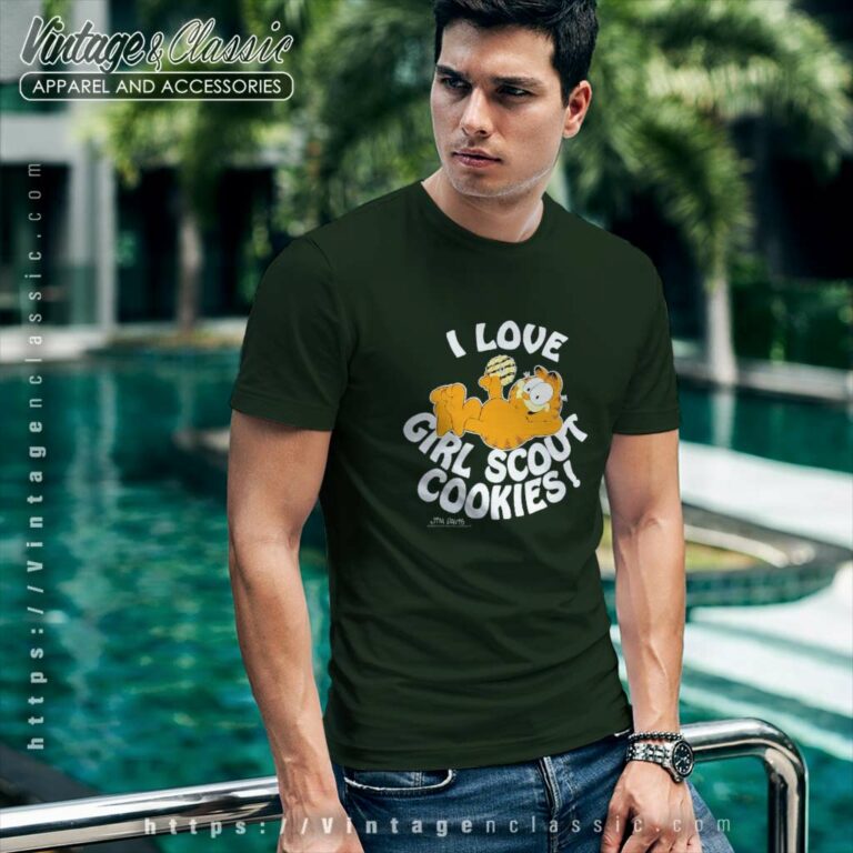 Garfield Shirt I Love Girl Scout Cookies T Shirt Garfield Shirt I Love Girl Scout Cookies T Shirt