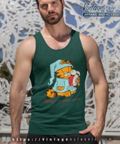 Garfield Shirt Sleep Is The Perfect Exercise Tank Top Racerback