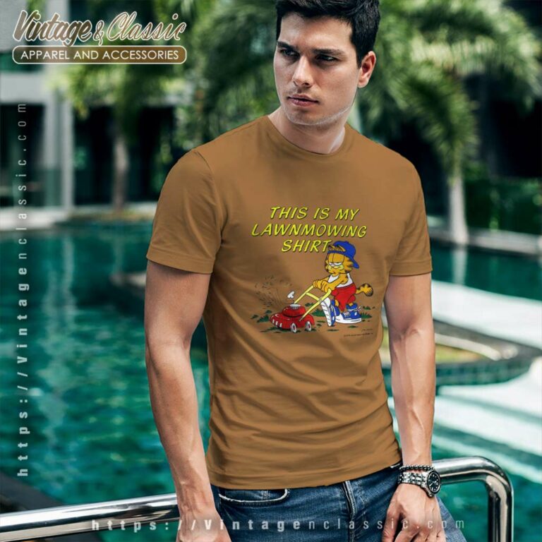 Garfield Shirt This Is My Lawnmowing T Shirt Garfield Shirt This Is My Lawnmowing T Shirt